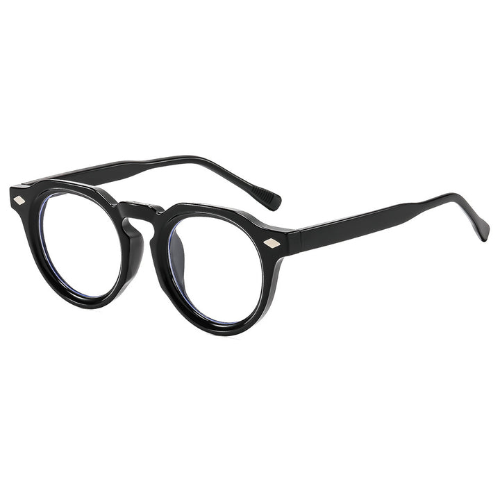 Retro-inspirierte runde Rahmen Sonnenbrille Karnz