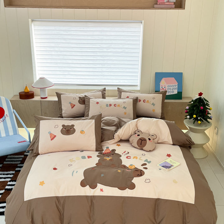 Beruhigendes Baumwoll-Bettwäsche-Set