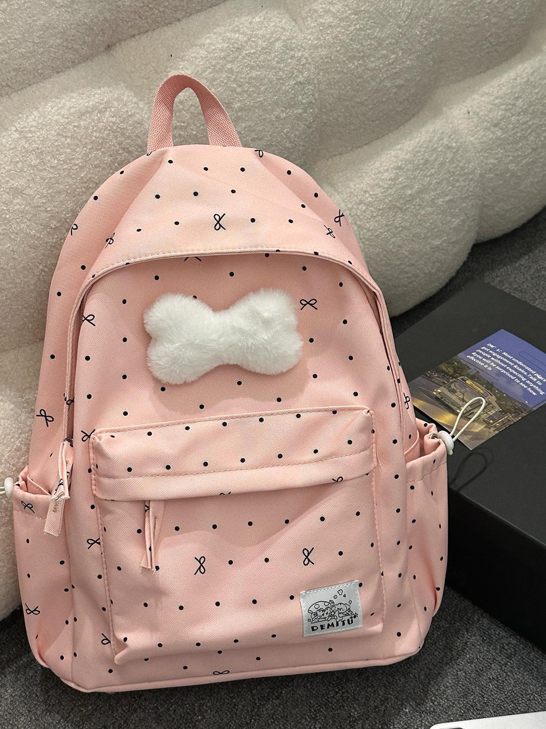 Verspielt Polka Dot Rucksack Karnz