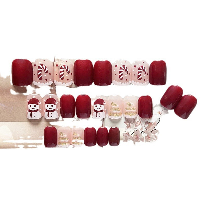 Festliches Themen-Press-On-Nagelkunst-Set Karnz