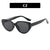 Damen Cat-Eye Sonnenbrille mit modischem Schildkrötenmuster und UV-Schutz Karnz