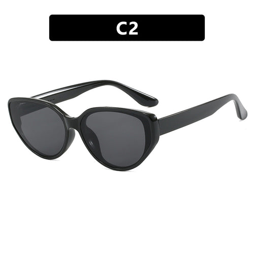 Damen Cat-Eye Sonnenbrille mit modischem Schildkrötenmuster und UV-Schutz Karnz