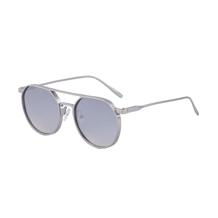 Damen modische Sonnenbrille im stilvollen runden Design Karnz