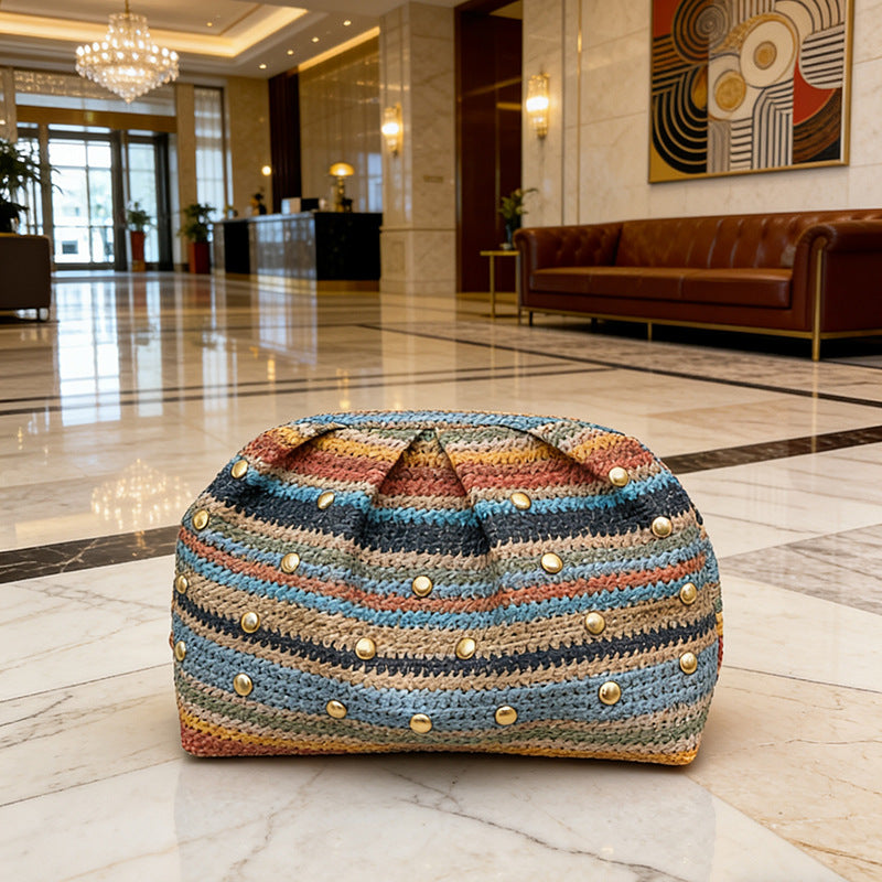 WoHandgefertigte Bohemian Häkel Tasche Karnz