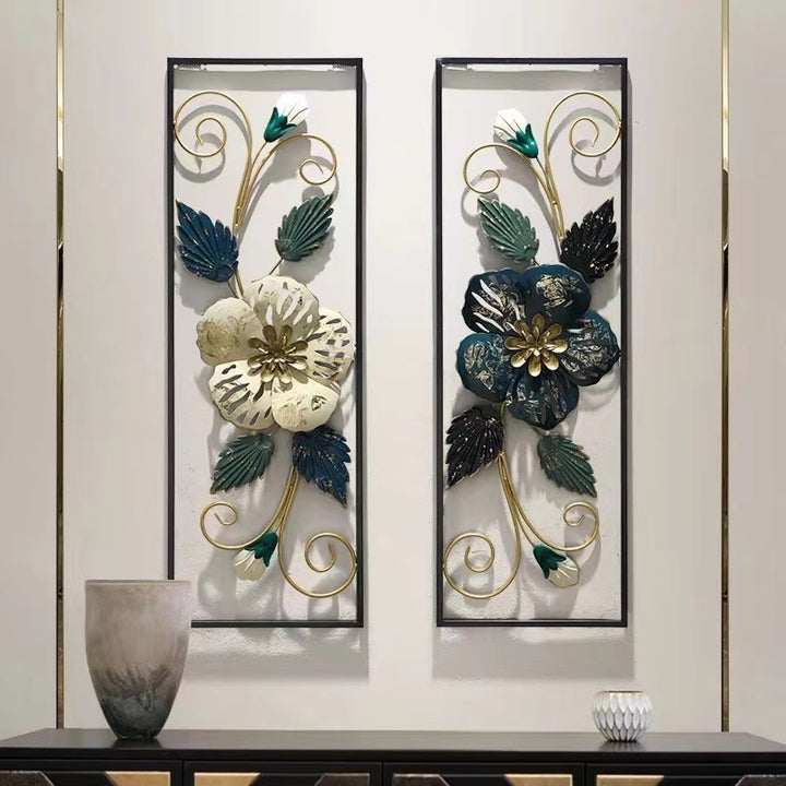 Dekorative florale Metallwandkunstplatten Karnz