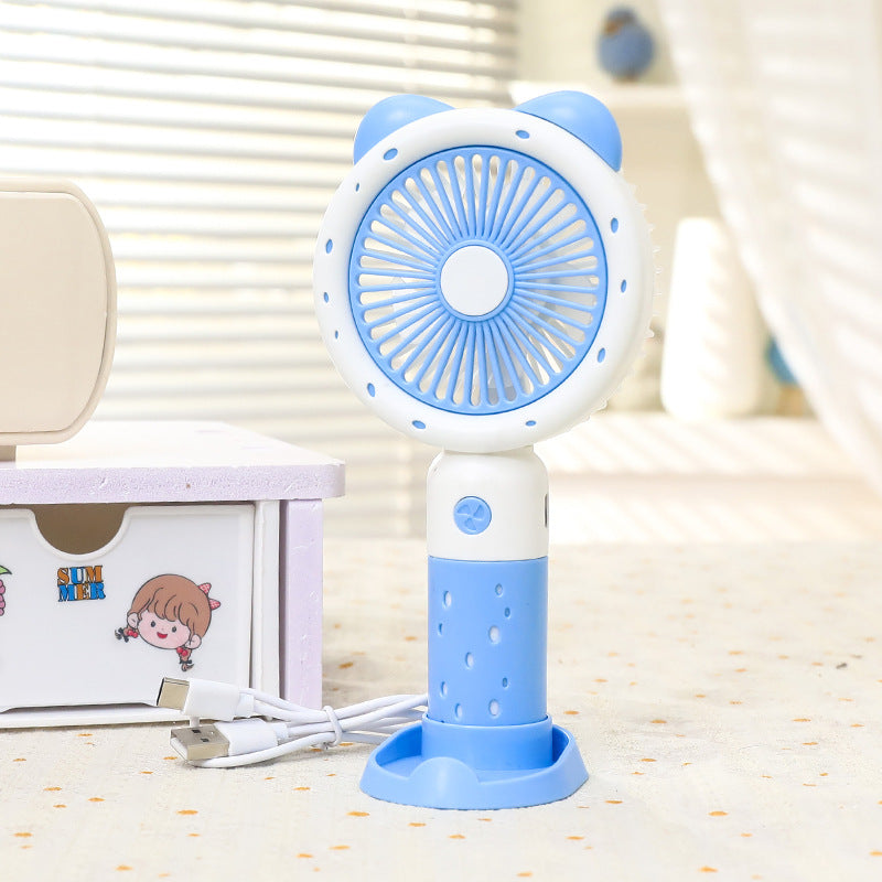 Damen Tragbarer Handventilator mit süßem Tierdesign Karnz