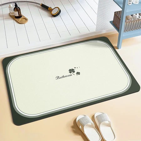 Rutschfeste Blumendesign Badematte