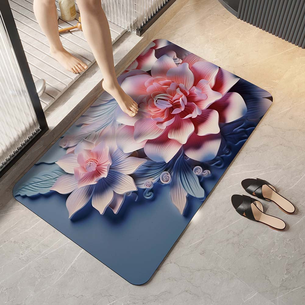 Elegante florale Design-Komfortmatte