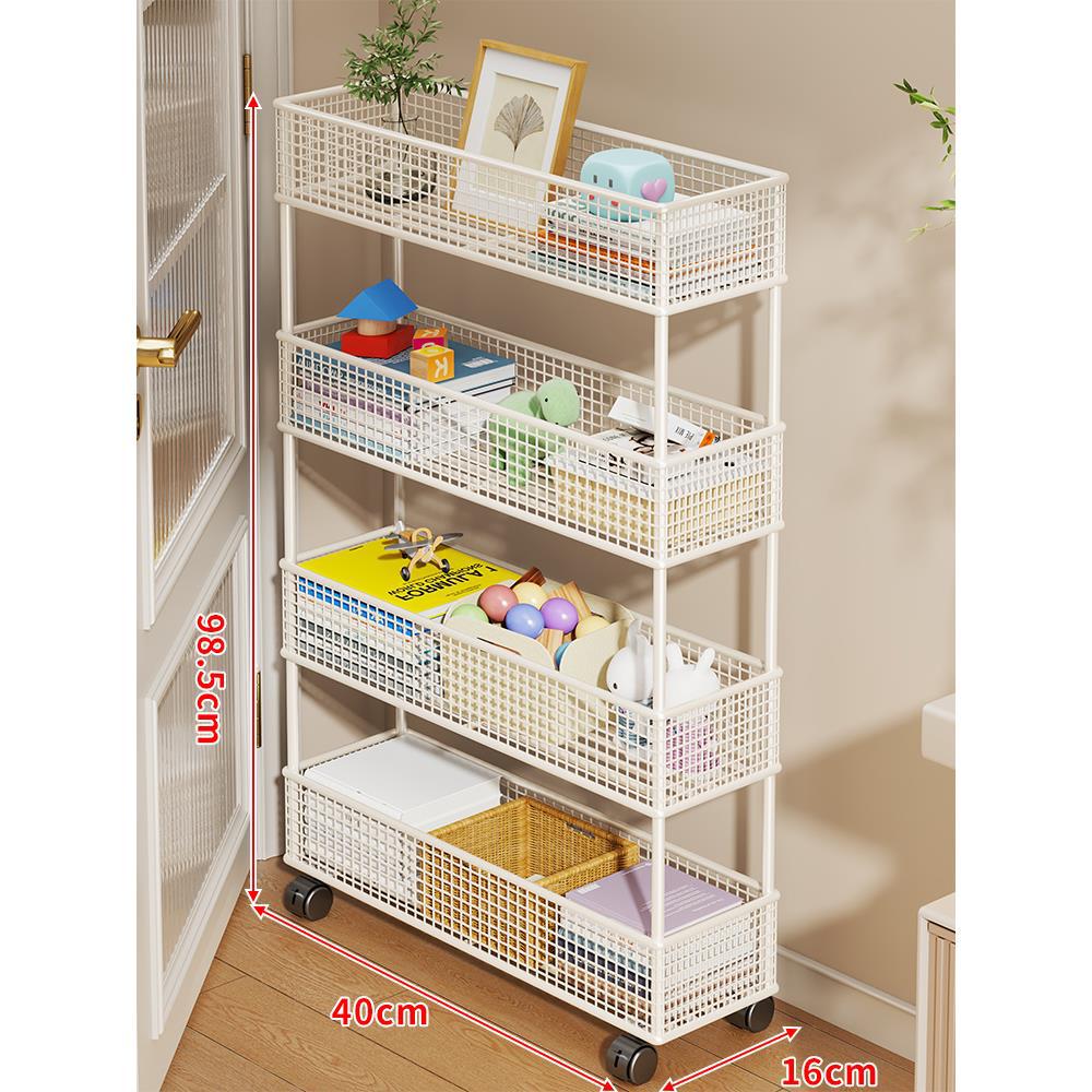 Slim Vertikaler Netzkorb Organizer Regalsystem für enge Räume