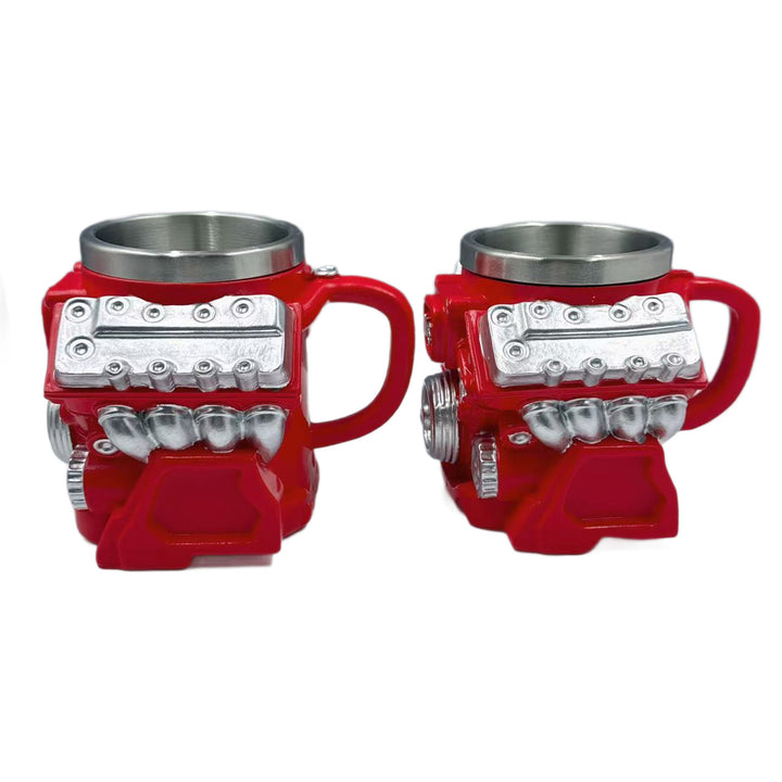 Tasse im V6 Motor Design Karnz