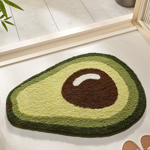 Avocado Shape Plüsch Badmatte