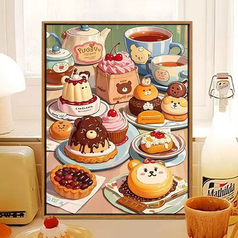 Süßes, dessertthemen Wandkunst Karnz