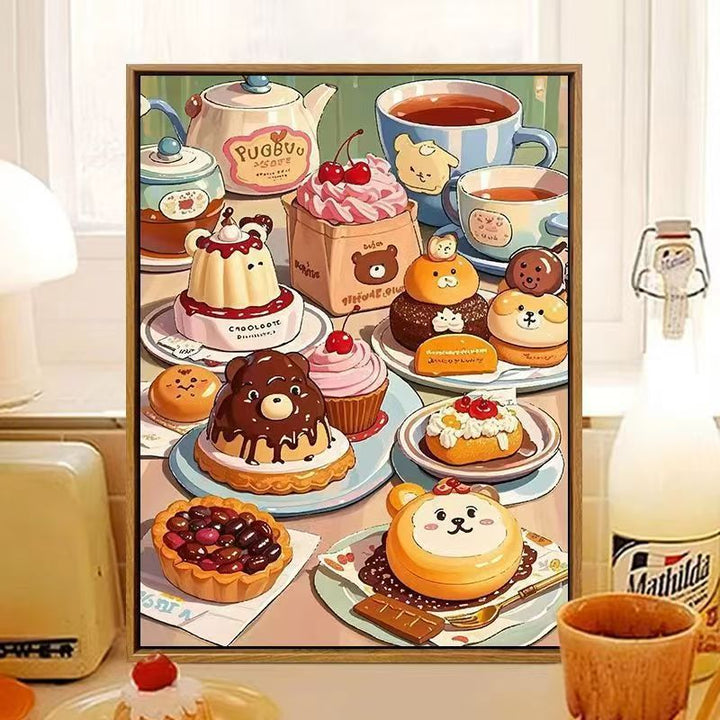 Süßes, dessertthemen Wandkunst Karnz