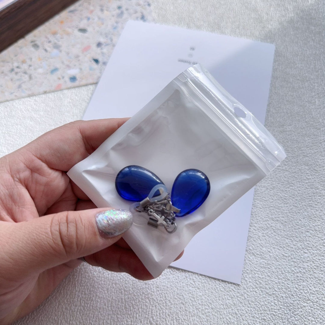 Elegante Tropfenohrringe mit Kettendetail Karnz