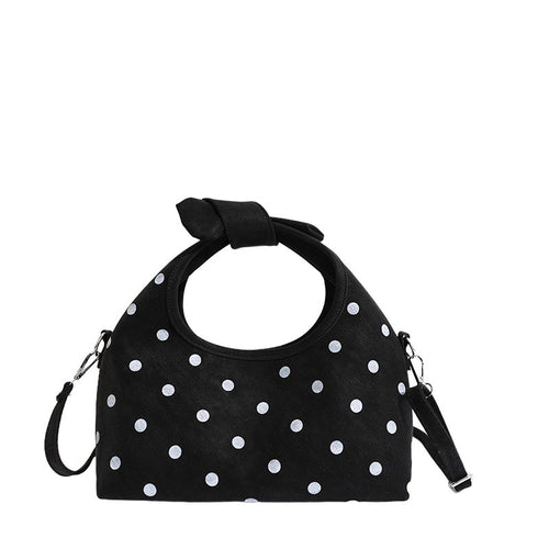 Charmante Punktmuster Handtasche