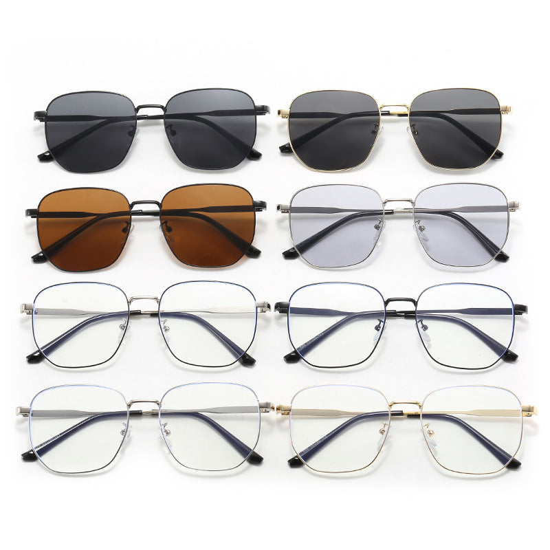 Damen Modische Brille im modernen Schild-Design Karnz
