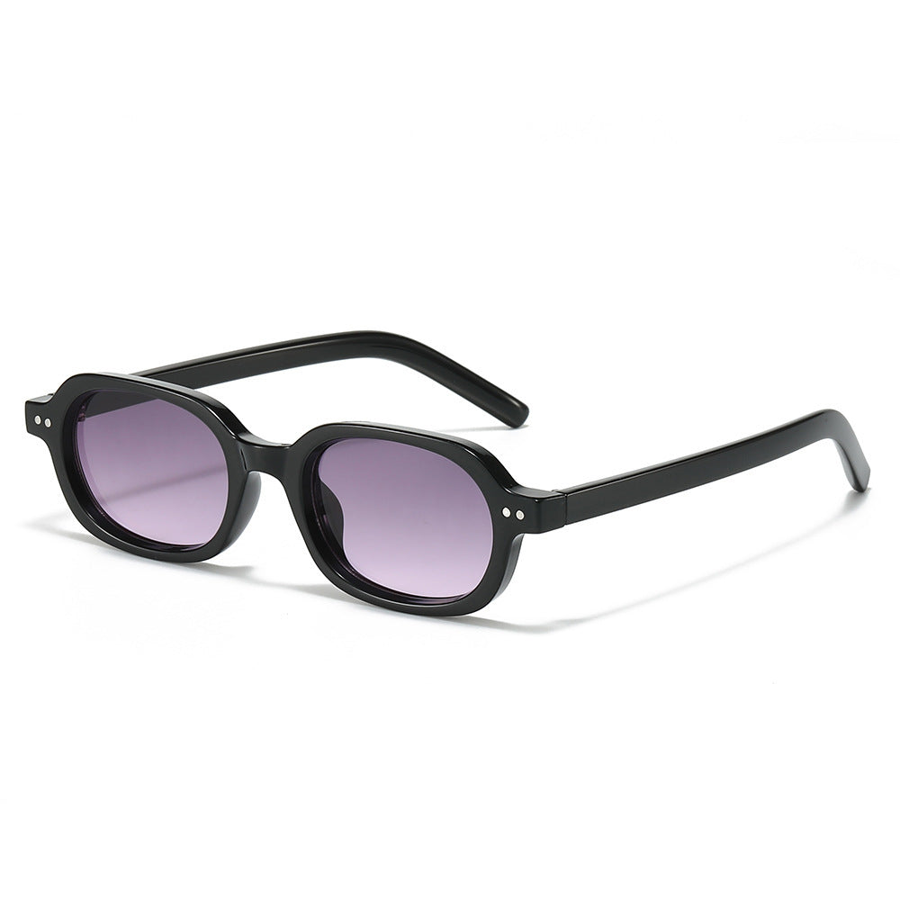Stilvolle Vintage-inspirierte ovale Sonnenbrille Karnz