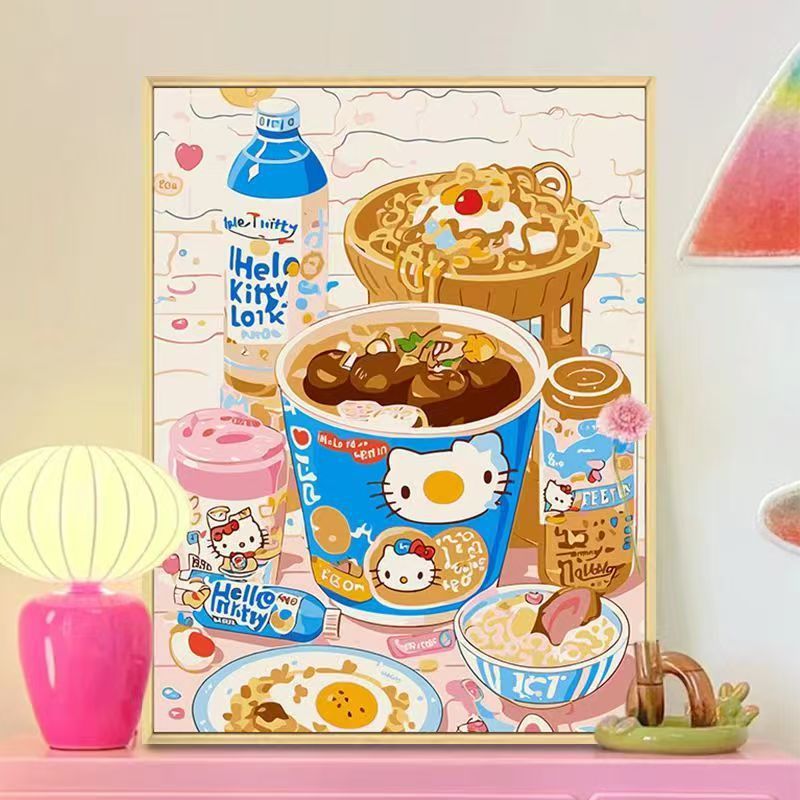 Niedliches bäckerei-themed Wandkunstdruck Karnz