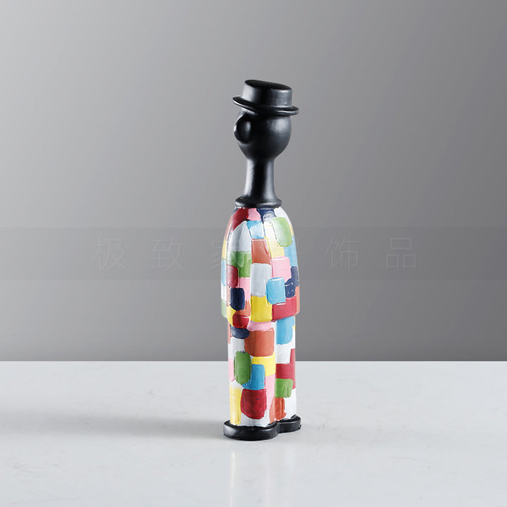 Dekorative Bunte Figur