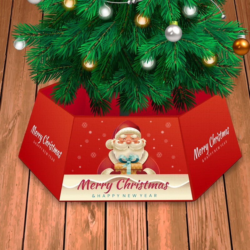 Festive dekorativer Hirschdruck Baumrock
