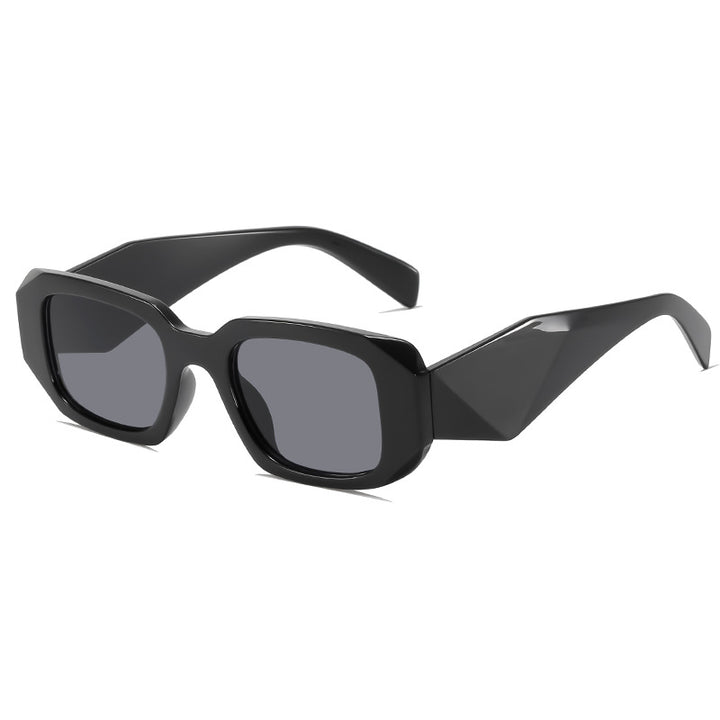 Bold Leopard Print Übergroße Sonnenbrille Karnz