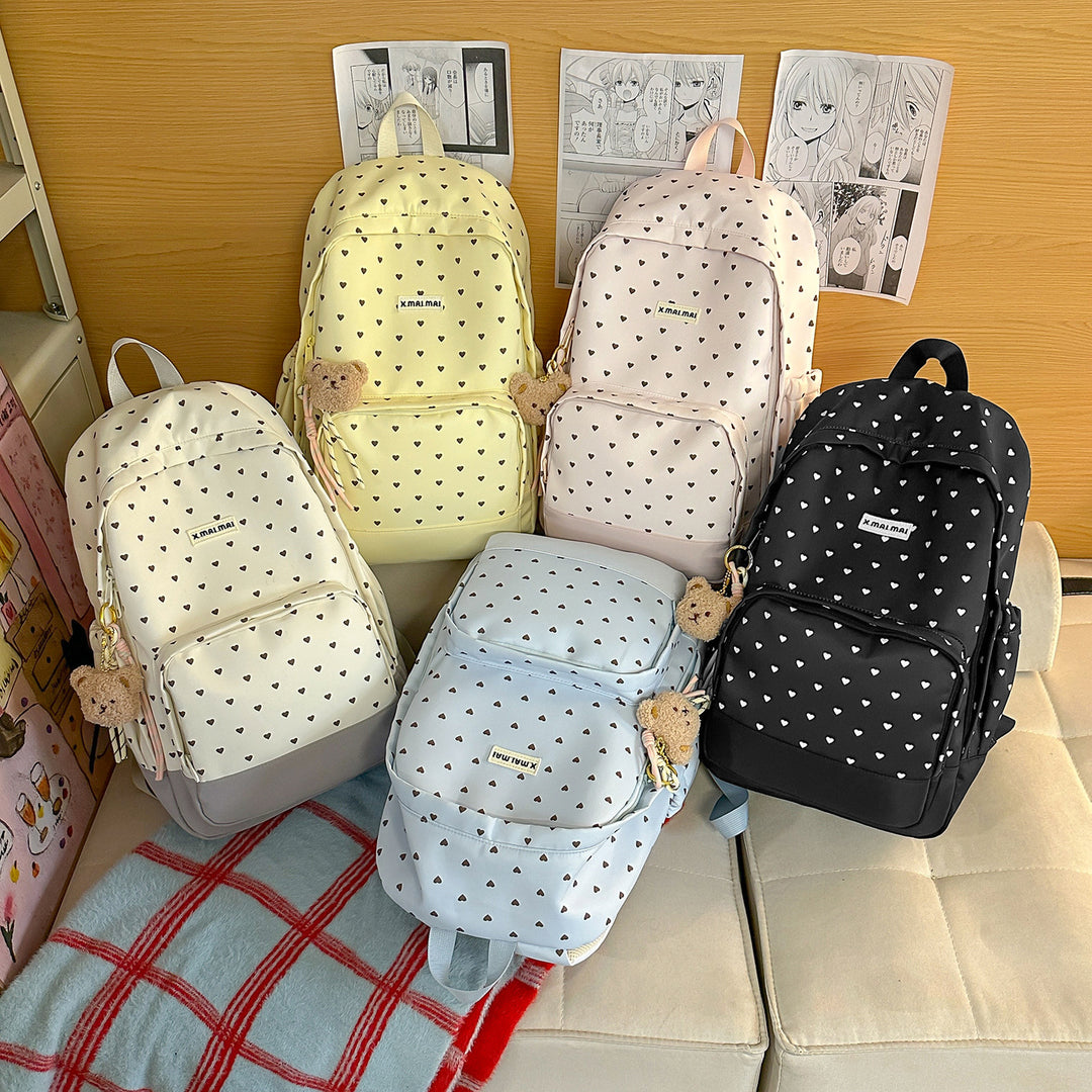 Herz-Muster Freizeit Rucksack Karnz