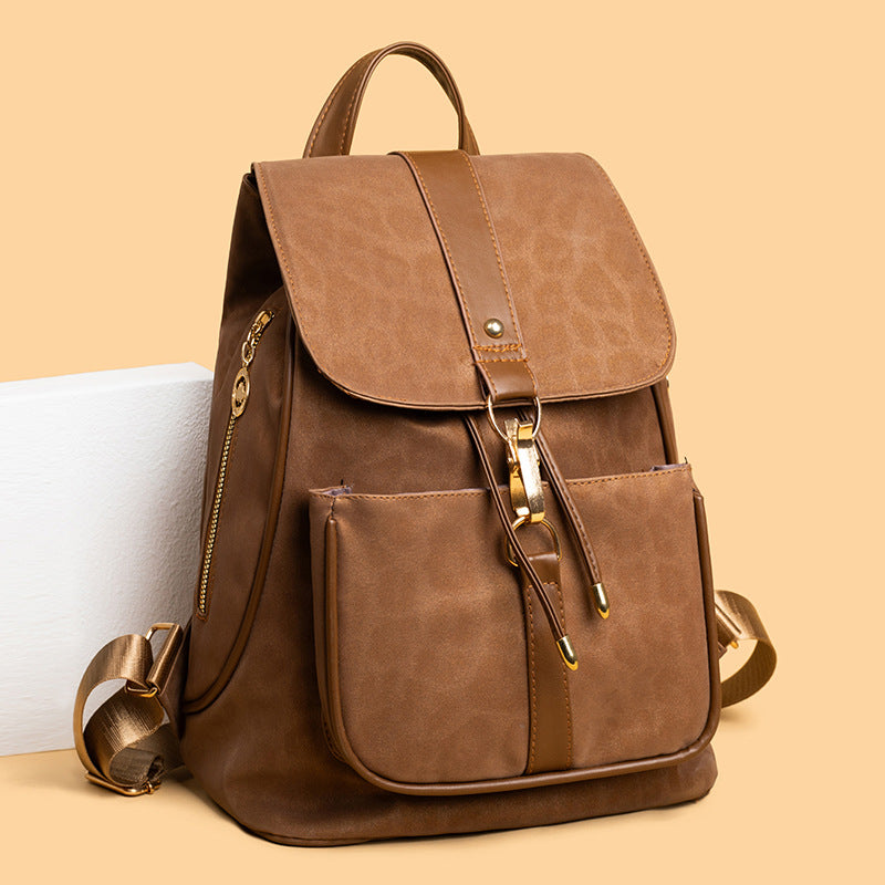 Vintage Leder Rucksack Karnz