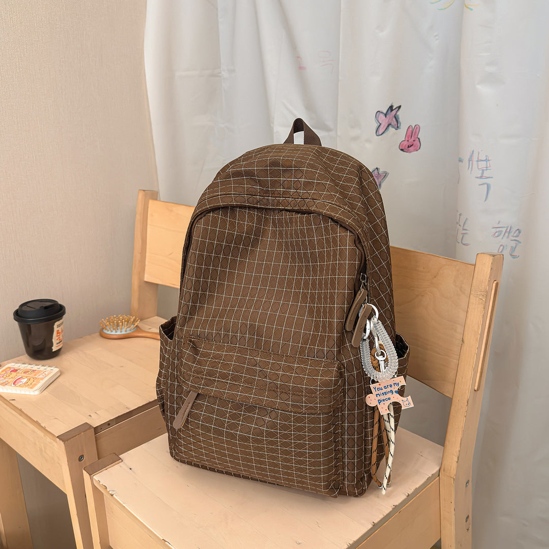 Casual Karierter Rucksack Karnz