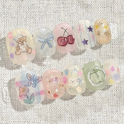 Kreatives Press-On Nagelkunst Design Kit