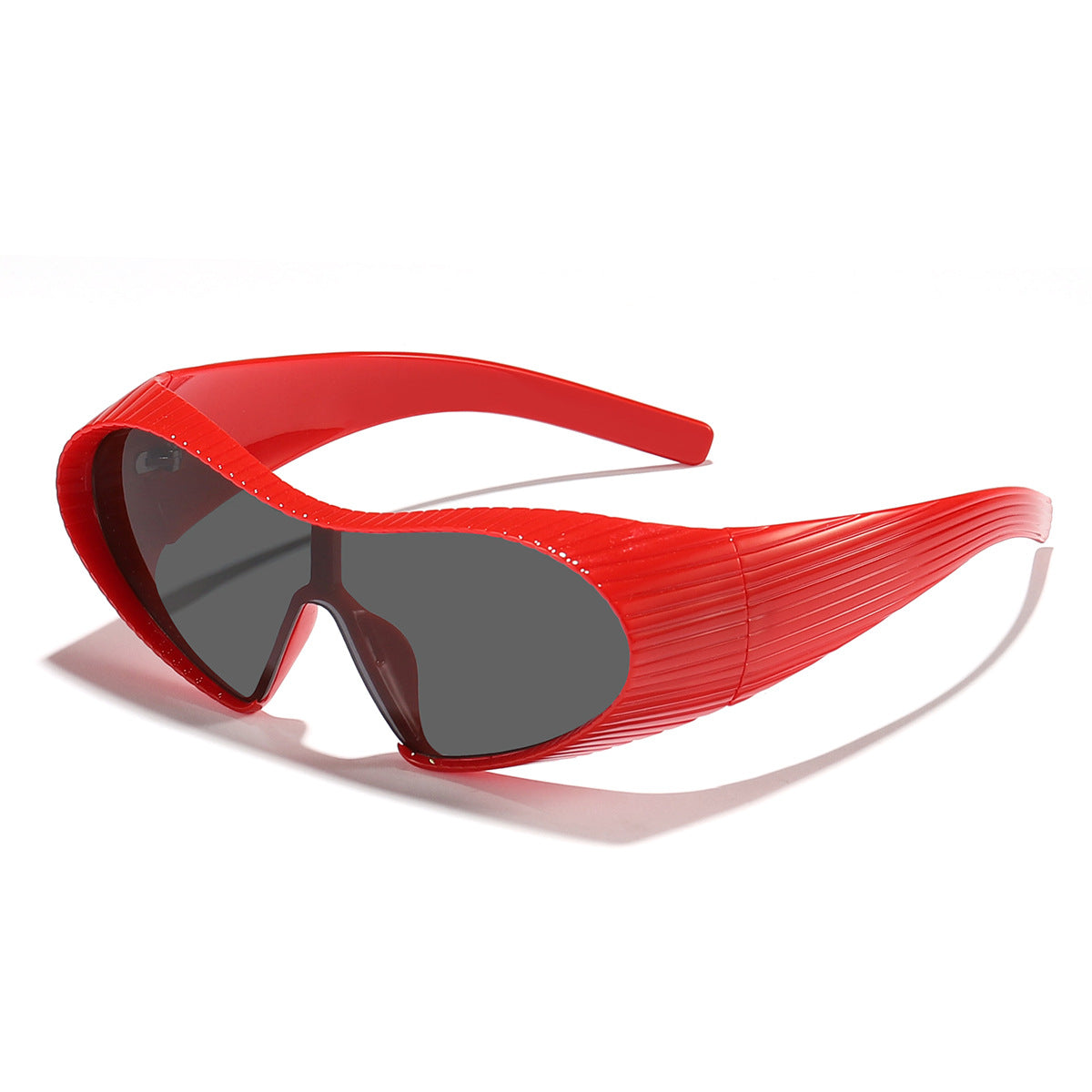 Damen trendy Sportsonnenbrille mit elastischem Rahmen Karnz