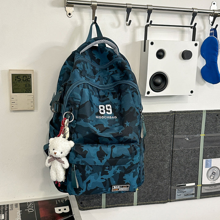 Vielseitiger Camouflage-Rucksack mit Multi-Taschen-Design Karnz