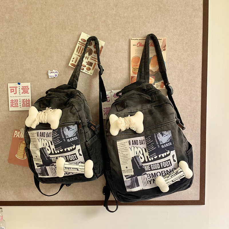 Trendiger Grafik-Schüler Rucksack Karnz