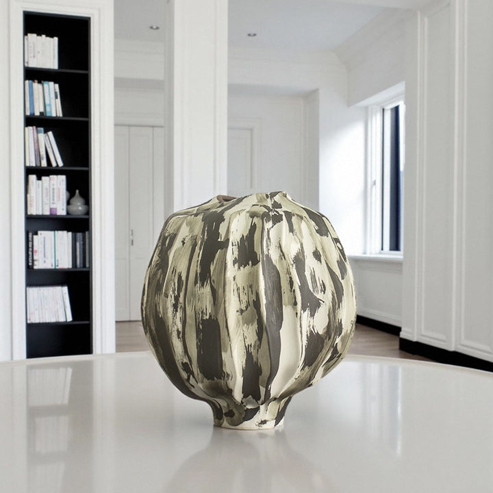 Künstlerische Texturierte Dekorative Vase