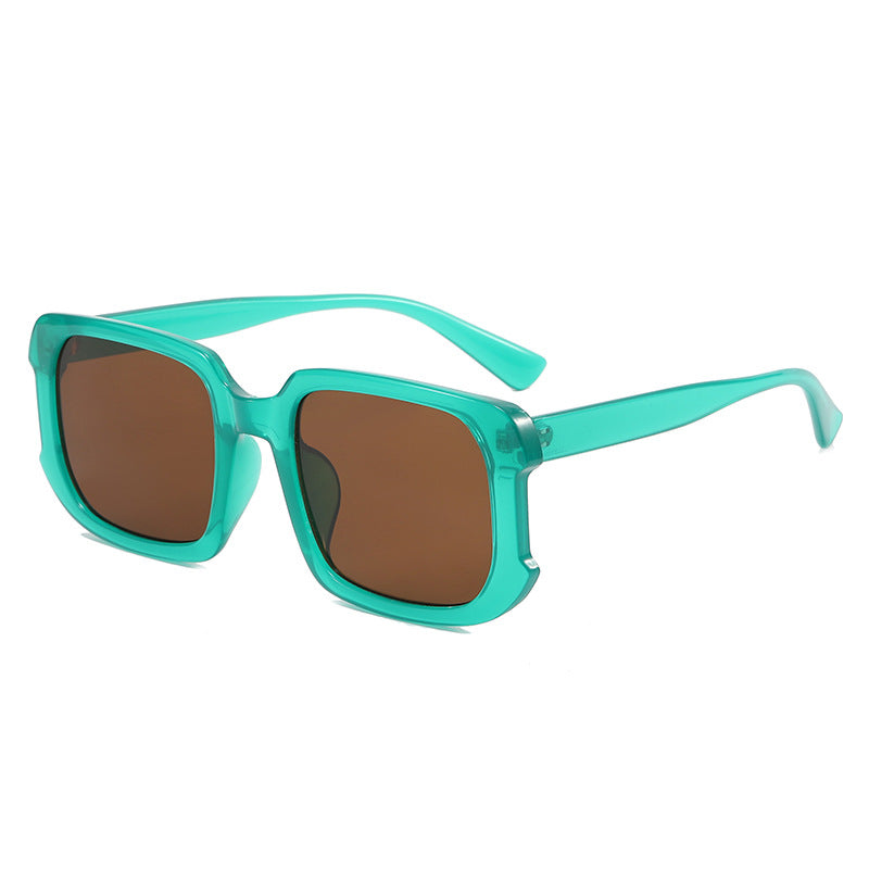 Damen Trendige quadratische Sonnenbrille Karnz