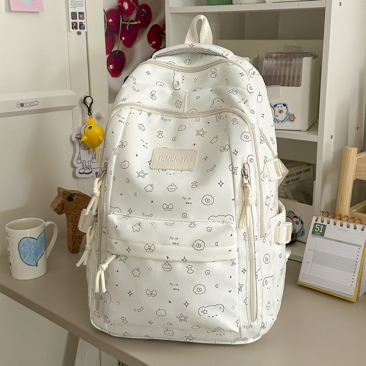 Verspielter Illustrierter Rucksack Karnz