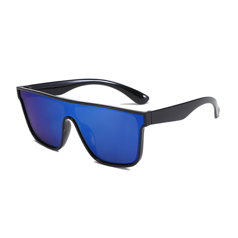 Damen Sportliche Sonnenbrille mit breitem Rahmen und polarisierenden Gläsern Karnz