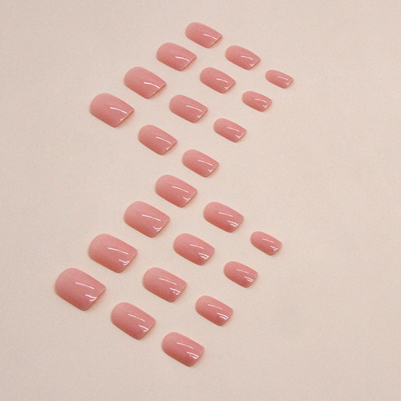 Glänzendes Gel Press-On Nagelset Karnz
