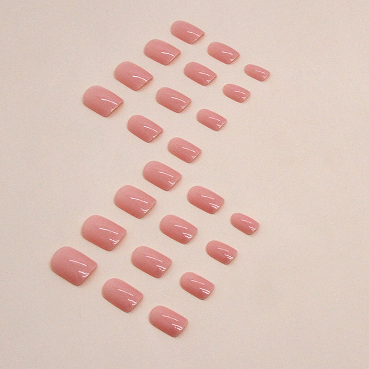 Glänzendes Gel Press-On Nagelset Karnz