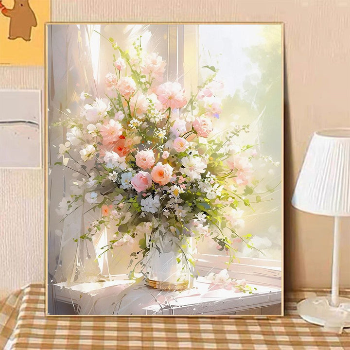 Artistische Florale Stillleben Leinwandkunst Karnz