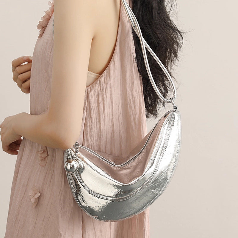 Metallic Modische Schultertasche Karnz