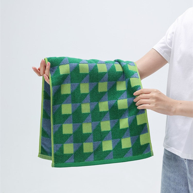 Weiches Jacquard-Gästetuch mit Kirschmuster Karnz