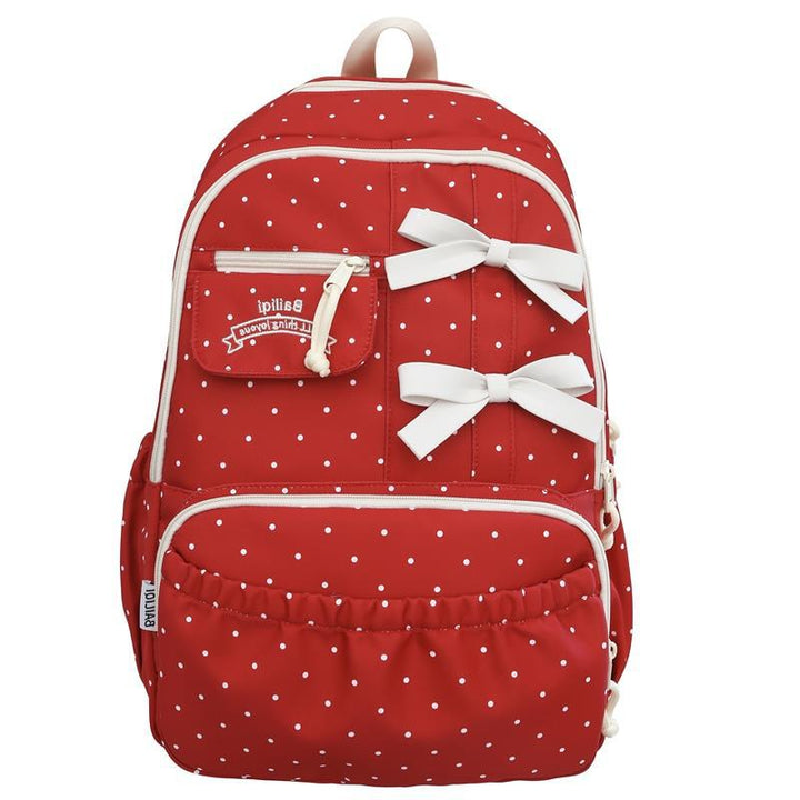 Stylische gepunktete Backpack