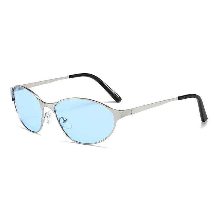 Modische Übergroße Oval Sonnenbrille