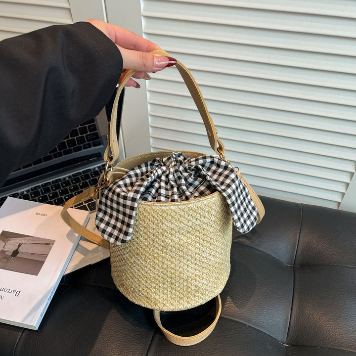 WoWoven Strand Eimer Tasche Karnz