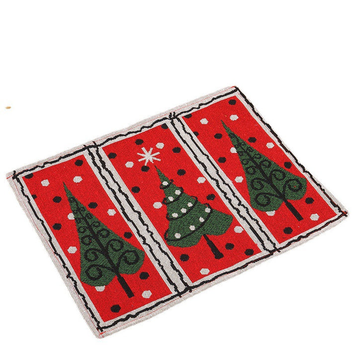 Festliche Tischdecke mit Weihnachtsbaum-Motiv Karnz
