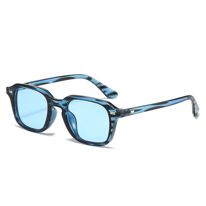 Retro-inspirierte quadratische Rahmen Sonnenbrille Karnz