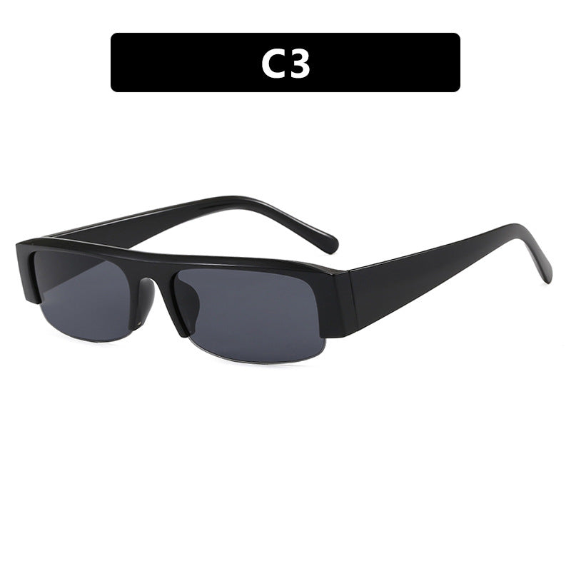 Damen Sonnenbrille im urbanen Stil mit breitem Rahmen und schützendem UV-Filter Karnz