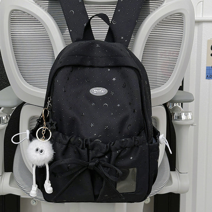 Sternenmuster Rucksack mit Zugverschluss