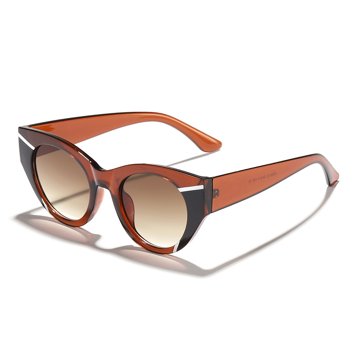 Damen modische Sonnenbrille mit einzigartigem Leoprint Karnz