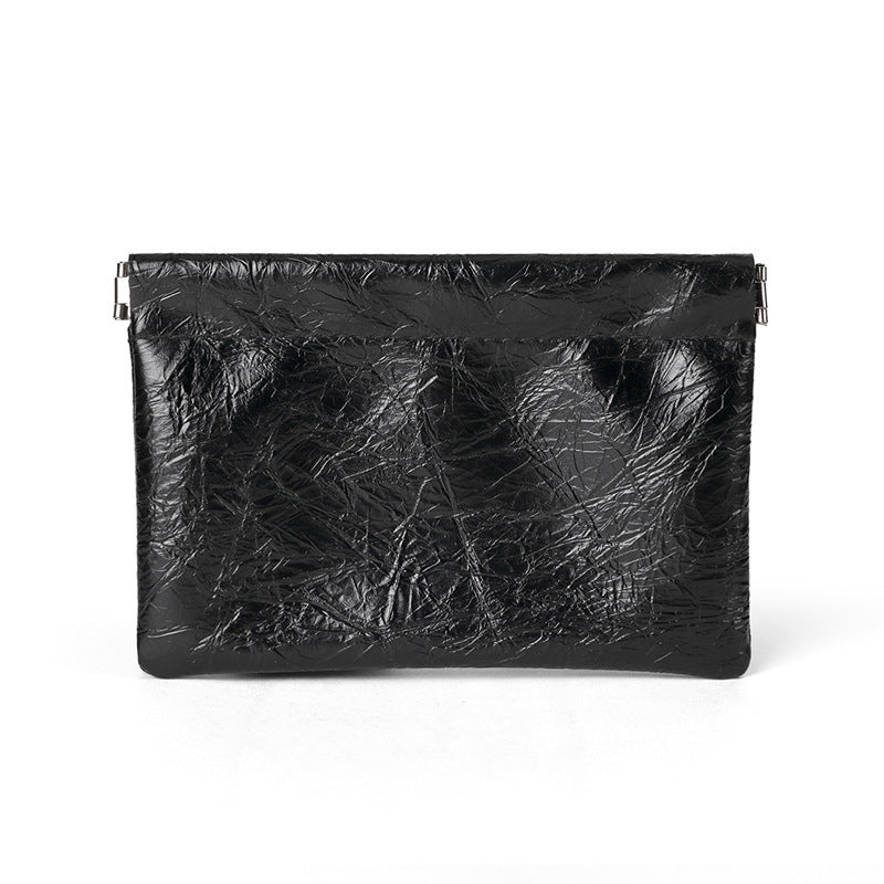 Texturierte Leder-Tasche